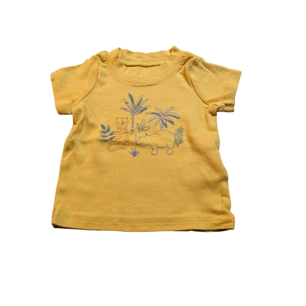Baby Boy 9pc Clothes Lot Waffle Hoodie Graphic Tee Blue Yellow Newborn - 3m - Picture 2 of 6